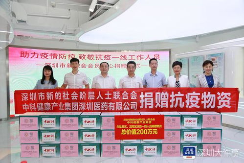 中科集團(tuán)捐贈健康產(chǎn)品與醫(yī)用口罩 助力深圳疫情防控